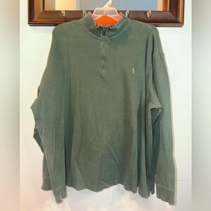 Ralph Lauren Estate-Rib
Quarter-Zip Pullover Size 3XB